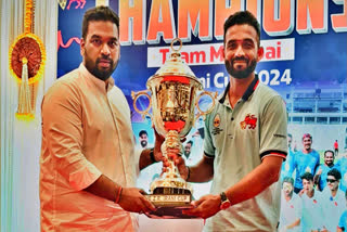 The Mumbai Cricket Association (MCA) has awarded reigning champion Irani Cup and Ranji Trophy Ajinkya Rahane-led Mumbai side with additional Rs 1 crore on Monday.