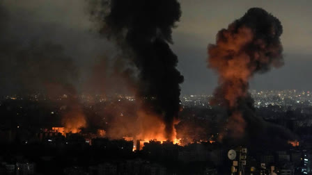 New airstrikes hit Beirut suburbs, with Israel targeting Hezbollah while responding to ongoing attacks, resulting in civilian deaths and widespread destruction.