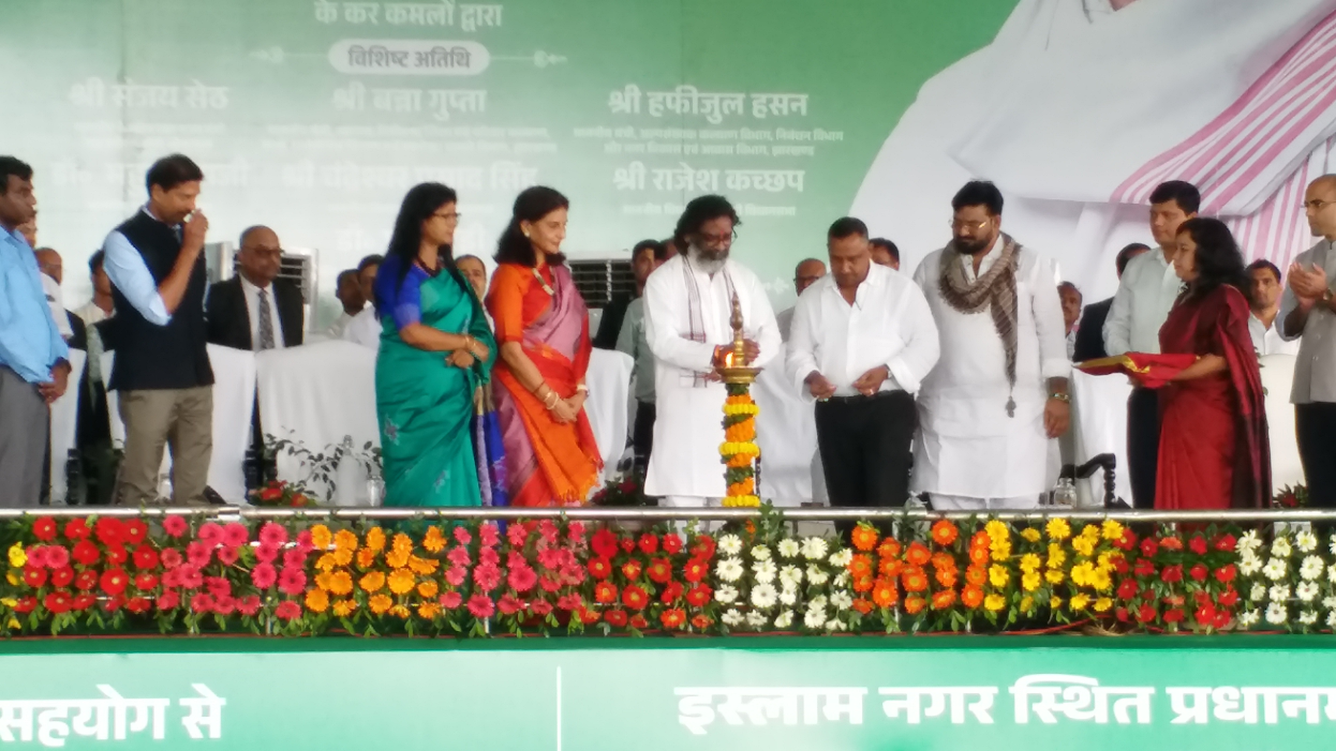 CM Hemant Soren laid foundation stone for construction of Apollo Hospital in Ranchi