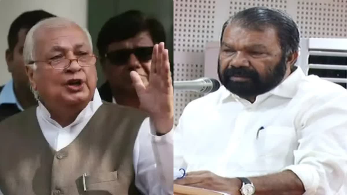 Minister V Sivankutty Against Governor  On Unsigned Bills Governor  Governor Arif Mohammed Khan  Minister V Sivankutty  ഗവര്‍ണര്‍ കേരളത്തിന്‍റെ പ്രതിപക്ഷ നേതാവാകുന്നു  സ്വീകരിക്കുന്നത് സര്‍ക്കാര്‍ വിരുദ്ധ നിലപാടുകള്‍  വി ശിവന്‍കുട്ടി  ധനമന്ത്രി  കേരളീയം പരിപാടി ഇന്ന് സമാപിക്കും  കേരളീയത്തിന് ഇന്ന് പരിസമാപ്‌തിയാകും