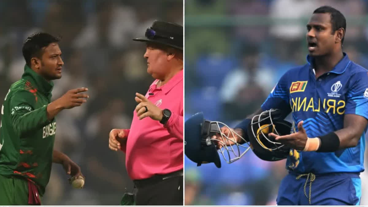 WORLD CUP 2023 GAUTAM GAMBHIR SAYS SHAKIB AL HASAN VS ANGELO MATHEWS CONTROVERSY SHAMEFUL