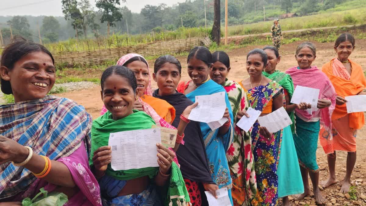 First Time Voting In Chandameta Village