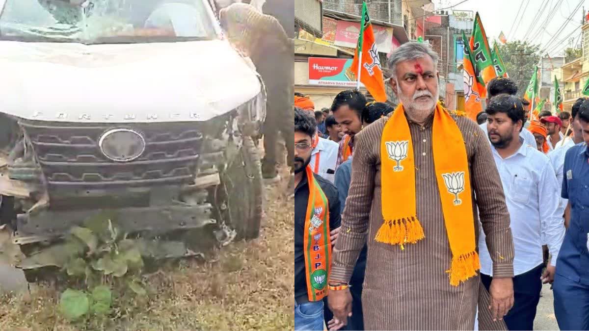 Prahlad Patel Accident: देश के केंद्रीय मंत्री की गाड़ी का हुआ एक्सीडेंट, प्रहलाद पटेल समेत कई लोग जख्मी, union-minister-prahlad-patel-accident-in-amarwada- prahlad-patel-got-hurt-bike ...