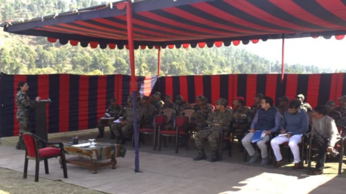 रामपुर में अग्निवीर भर्ती रैली को लेकर तैयारियों में जुटे सेना के अधिकारी