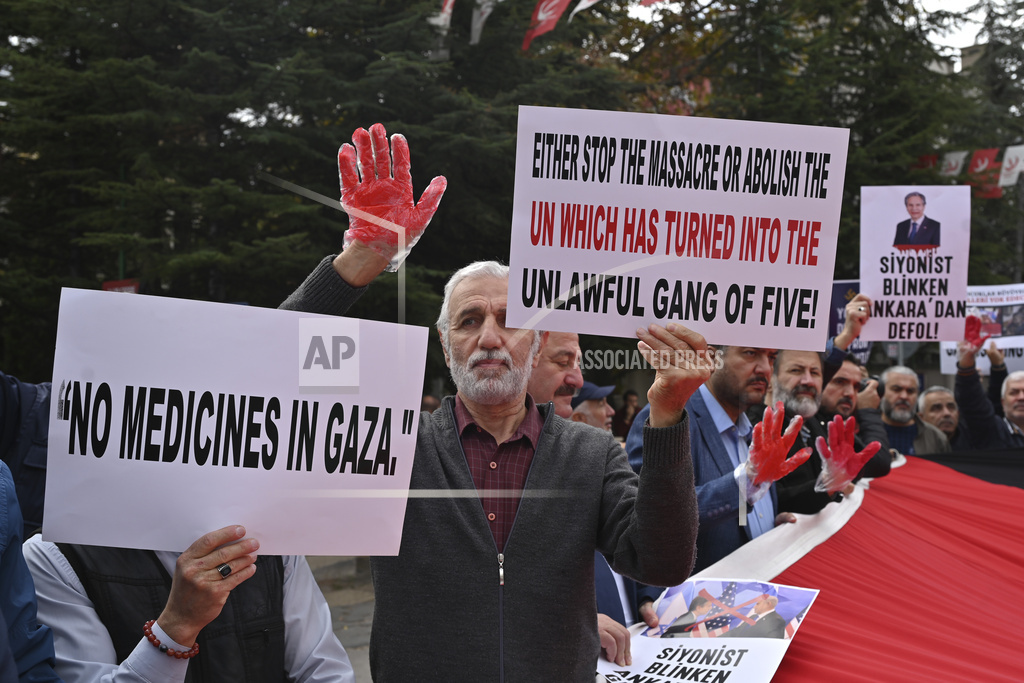 Protest Against Blinken Visit in Turkiye