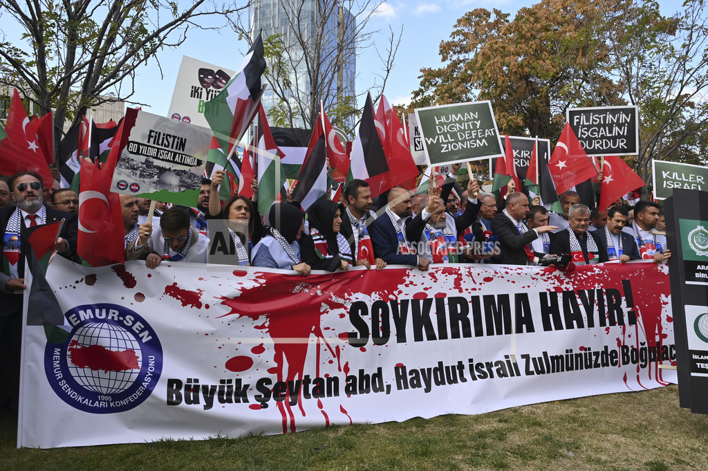 Protest Against Blinken Visit in Turkiye