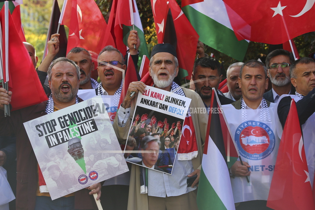 Protest Against Blinken Visit in Turkiye