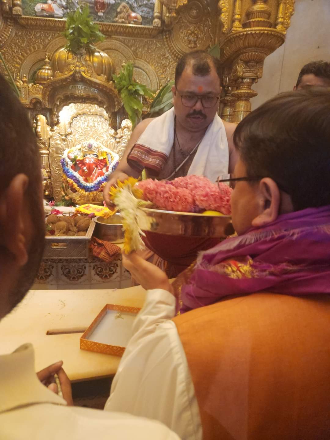 CM Pushkar Singh Dhami Visit Shri Siddhivinayak Ganapati Temple