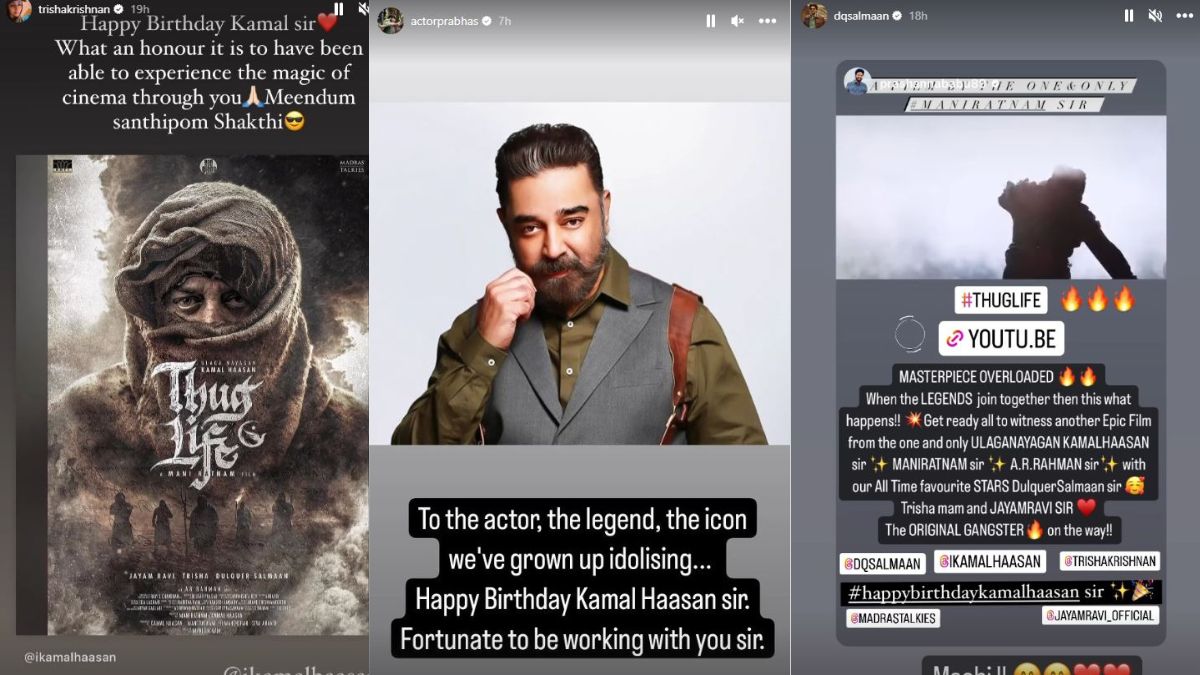 South celebs wishes Kamal Haasan