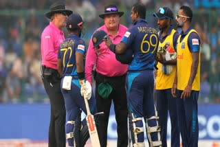 Angelo Mathews blasted Bangladesh for the appeal that made him the first batter to be timed out in international cricket during the World Cup on Monday.  Mathews wasn’t ready to face his first ball within two minutes as per tournament rules. His helmet strap broke and more than three minutes elapsed before he received a replacement helmet.  Bangladesh and captain Shakib Al Hasan appealed for the Sri Lanka veteran to be timed out and the on-field umpires Marais Erasmus and Richard Illingworth agreed.  Mathews was livid as he walked off the field. Sri Lanka would lose by three wickets and be eliminated from semifinal contention.