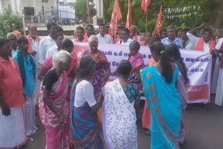 100-days-workers-nuthana-porattam-for-pending-3-months-salary