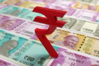 Rupee falls by five paise against US dollar