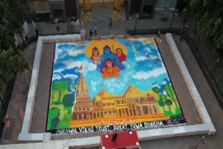 Ayodhya Ram Mandir Rangoli