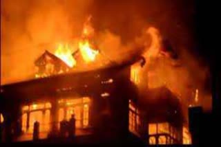 A horrific fire incident in Aluchi Bagh area of Srinagar