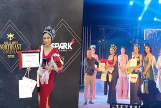 Mou Pal won the title of  Miss Northeast 2023