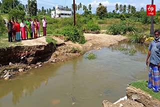 Villagers suffer as bridge washed away in heavy rains in Erode