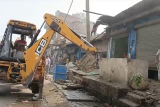 bulldozer action in nuh