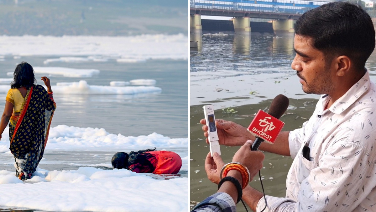 Pollution experts say Yamuna water is highly polluted