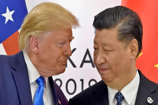 In this June 29, 2019, file photo, U.S. President Donald Trump, left, meets with Chinese President Xi Jinping during a meeting on the sidelines of the G-20 summit in Osaka, Japan.