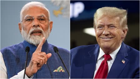 PM MODI CALLS TRUMP