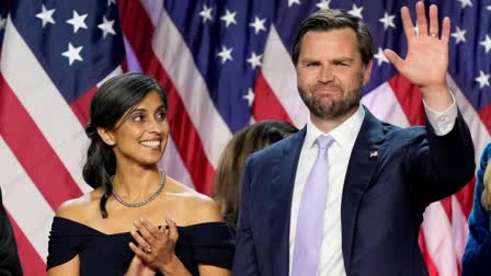 US ELECTION 2024 RESULT  US SECOND LADY TELUGU  ANDHRA CM JD VANCE USHA VANCE  ഉഷ ചിലുകുരി വാന്‍സ്