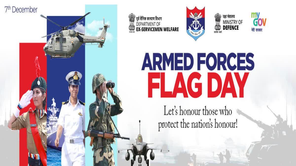 Armed Forces Flag Day  Honouring bravery and sacrifices  December 7India celebrates Armed Forces Flag Day  Armed Forces Flag Day since 1949 across India  dedication to protecting our Soldiers  the families of martyrs who gave their lives  ഈ ദിനം രാജ്യത്തെ ഓരോ പൗരനും പ്രാധാന്യമുള്ളld  നേരിട്ടുള്ള സംഭാവനകളും  കരസേനാദിന ഫണ്ട്  വിദ്യാഭ്യാസ സഹായങ്ങള്‍