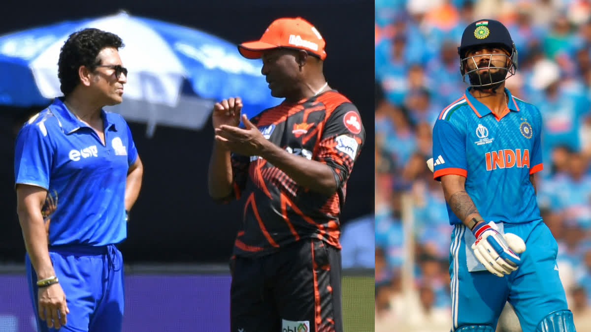 Brian Lara About Virat Kohli Scoring 100 Centuries  Brian Lara On Sachin Tendulkar 100 Century Record  Sachin Tendulkar 100 Century Record  Most Centuries In International Cricket  Virat Kohli Sachin Tendulkar  Brian Lara Virat Kohli  സച്ചിന്‍ ടെണ്ടുല്‍ക്കര്‍ 100 സെഞ്ച്വറി  വിരാട് കോലി സച്ചിന്‍ ടെണ്ടുല്‍ക്കര്‍  ബ്രയാന്‍ ലാറ വിരാട് കോലി  സച്ചിന്‍ ടെണ്ടുല്‍ക്കര്‍ ബ്രയാന്‍ ലാറ