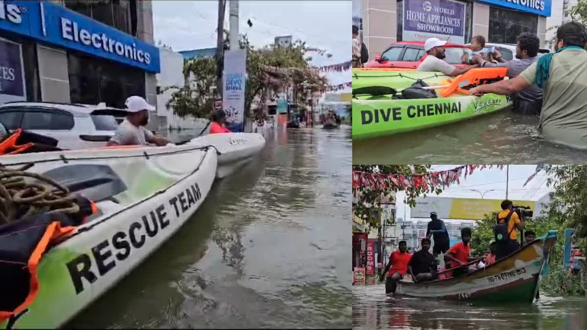 மீட்புப் பண்யில் களம் இறங்கிய தனியார் ஸ்கூபா வீரர்கள்