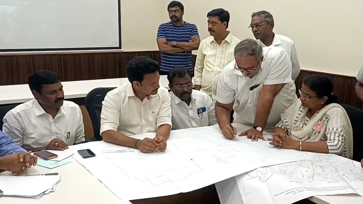 Minister Anbil Mahesh inspects Ambattur Industrial Estate