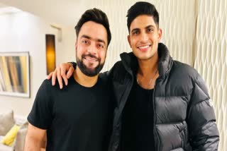 Etv BharatRashid Khan met Shubman Gill