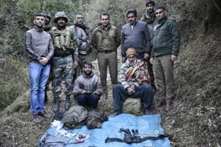 Forces recover arms, ammunition, and incriminating material from Behrote Budhal Two Militants associates arrested