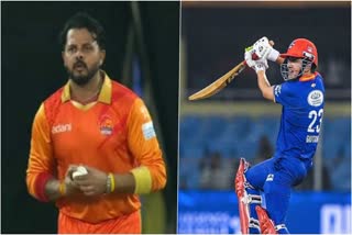 Sreesanth get in heated argument during Legends League Cricket match