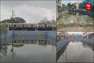 நீச்சல் குளம் போல் காட்சியளிக்கும் கொரட்டூர் ரயில்வே சுரங்கப்பாதை