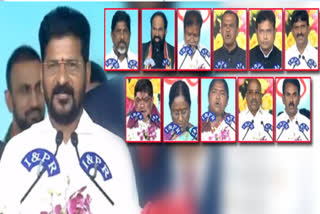 OATH TAKING CEREMONY OF REVANTH REDDY SWORN IN AS FIRST CONGRESS CM OF TELANGANA TODAY UPDATE