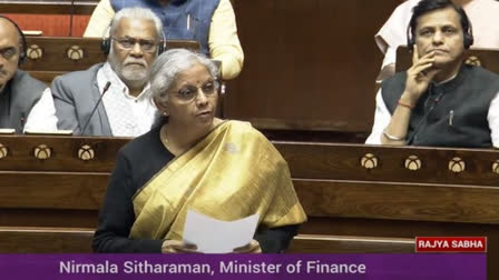 Sitharaman in Rajya Sabha