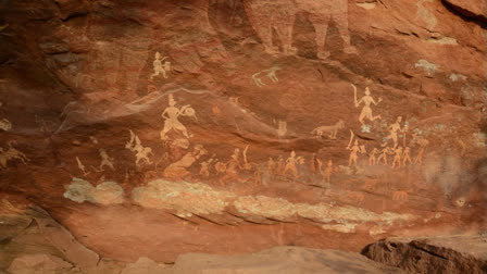 Madhya Pradesh: 10,000 year-old rock painting found in Satpura Tiger Reserve