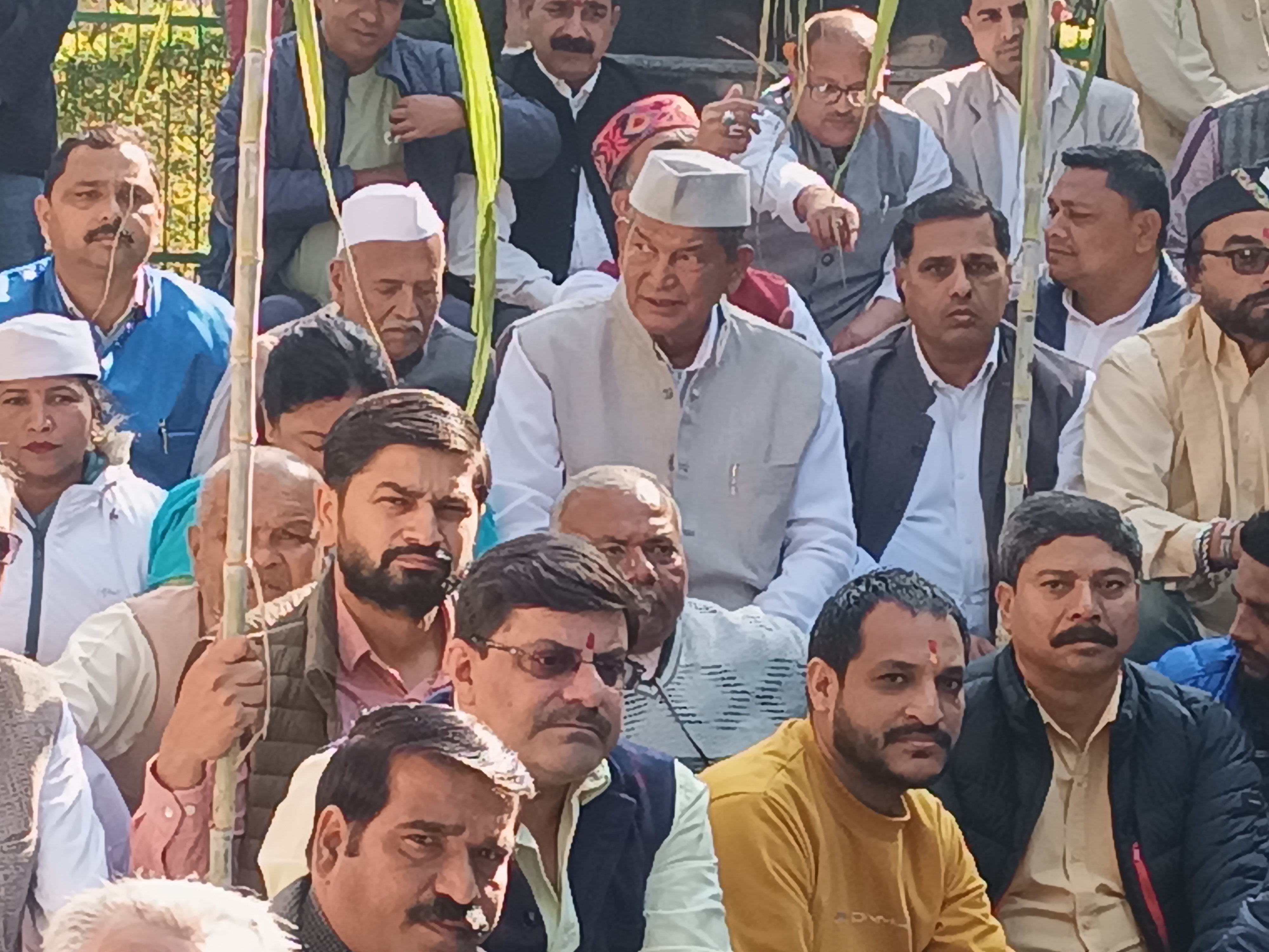 Harish Rawat in Gandhi Maidan