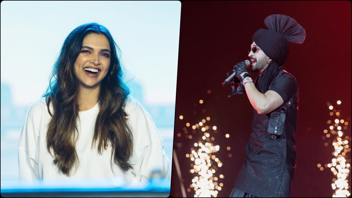 Deepika Padukone And Diljit Dosanjh