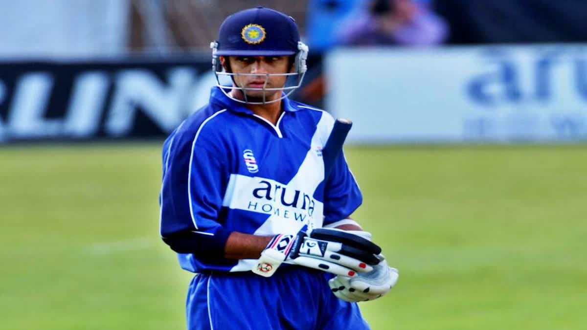 RAHUL DRAVID  RAHUL DRAVID PLAYED FOR SCOTLAND  RAHUL DRAVID PLAYED SCOTLAND 2003  ರಾಹುಲ್​ ದ್ರಾವಿಡ್