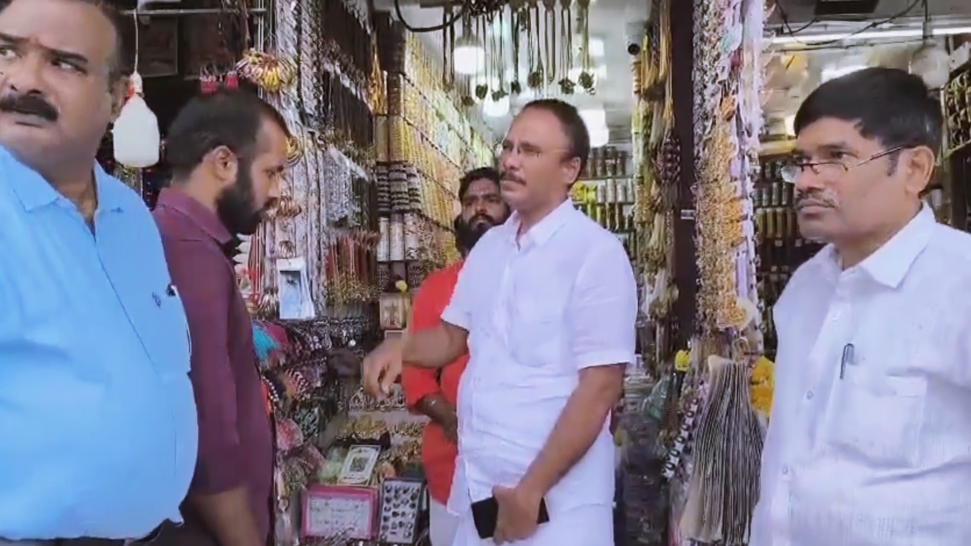 A souvenir shop located in the premises of Sri Venkateswara Swamy Temple in Tirumala Tirupati, was shut down following complaints from the devotees visiting the hill temple about certain shops selling non-Hindu items, temple officials said on Friday.