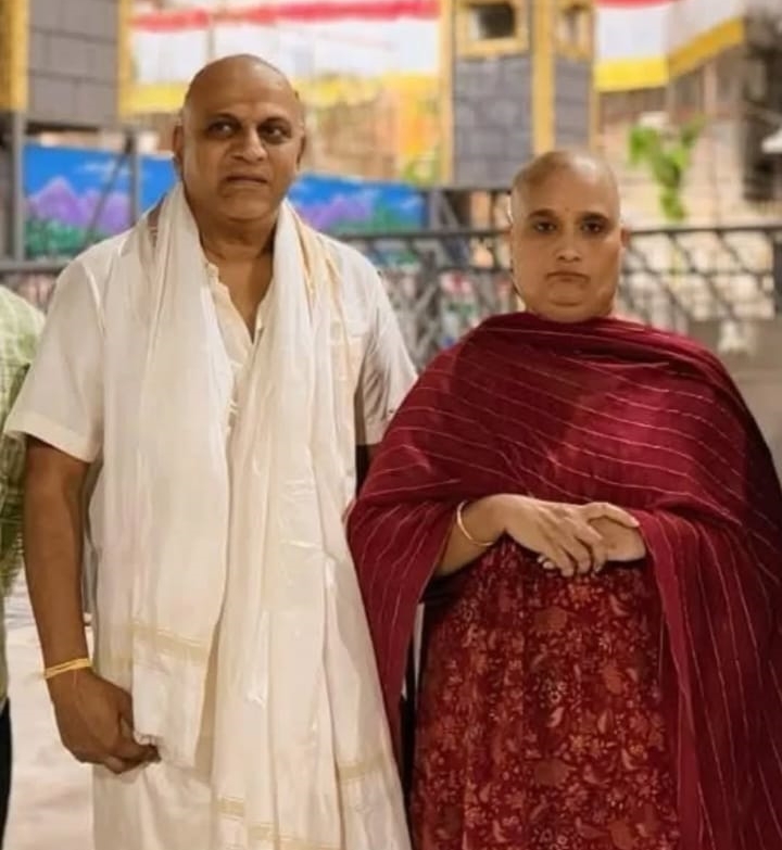 Shiva Rajkumar with wife Geeta