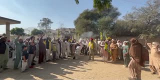 PROTEST BY FARMERS AGAINST BJP