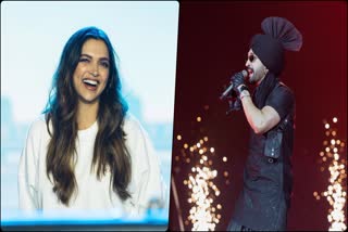 Deepika Padukone And Diljit Dosanjh