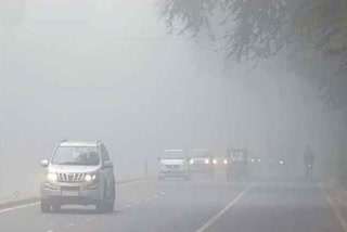 VEHICLES DRIVING IN FOG