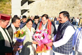 CM DHAMI AT OMKARESHWAR TEMPLE