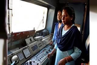 WOMEN LOCO PILOTS IN ENGINE ROOM  NO TOILET IN TRAIN ENGINE ROOM  ട്രെയിൻ എഞ്ചിന്‍ റൂമില്‍ ശൗചാലയം  വനിതാ ലോക്കോപൈലറ്റ്