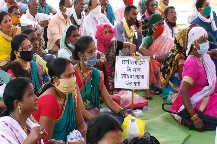 Demonstration in balod