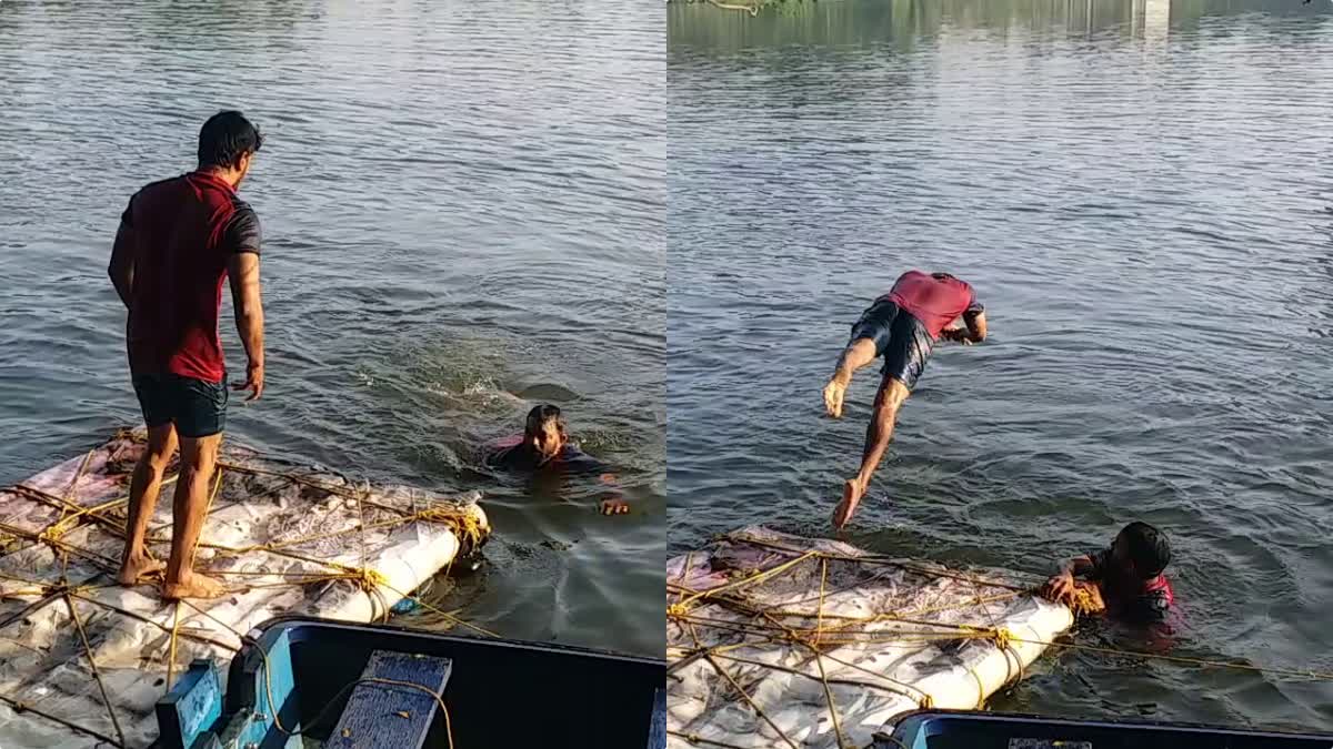 Swiming Saji Valasseriyil  നീന്തല്‍ പരിശീലനം  സജി വളാശേരിയില്‍ നീന്തല്‍  Periyar Swimming Practice