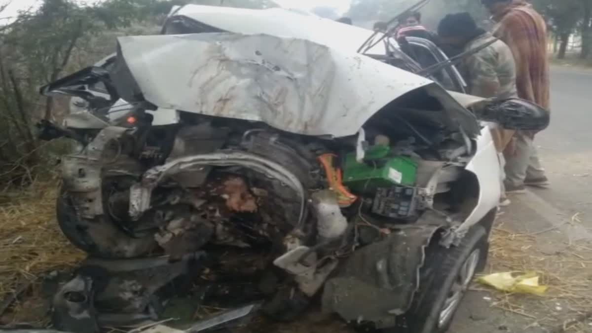 SIRSA BIG ACCIDENT RAJASTHAN SRI GANGANAGAR FAMILY DIED CAR ACCIDENT SIX DEATH