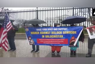 Members of Baloch diaspora in US protest against Pakistan outside White House